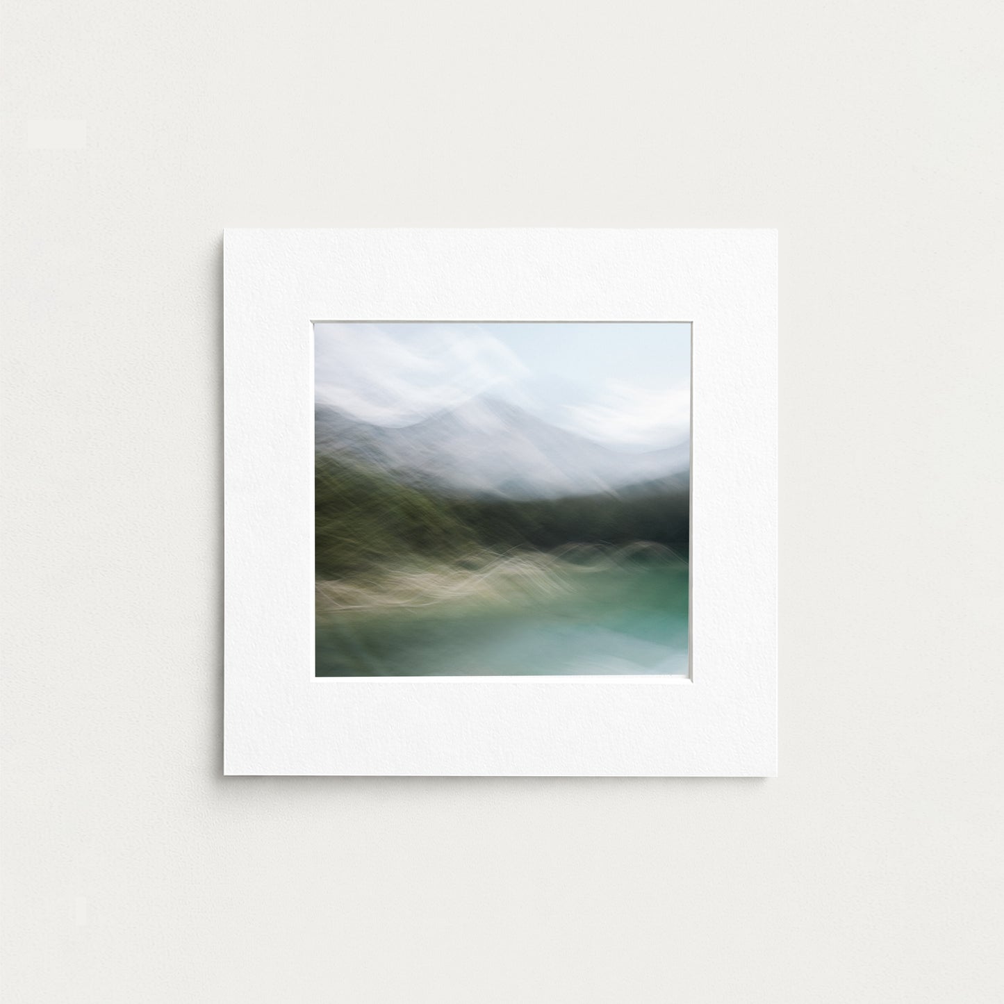 MOUNTAIN ECHO I - 10x10 Matted Print