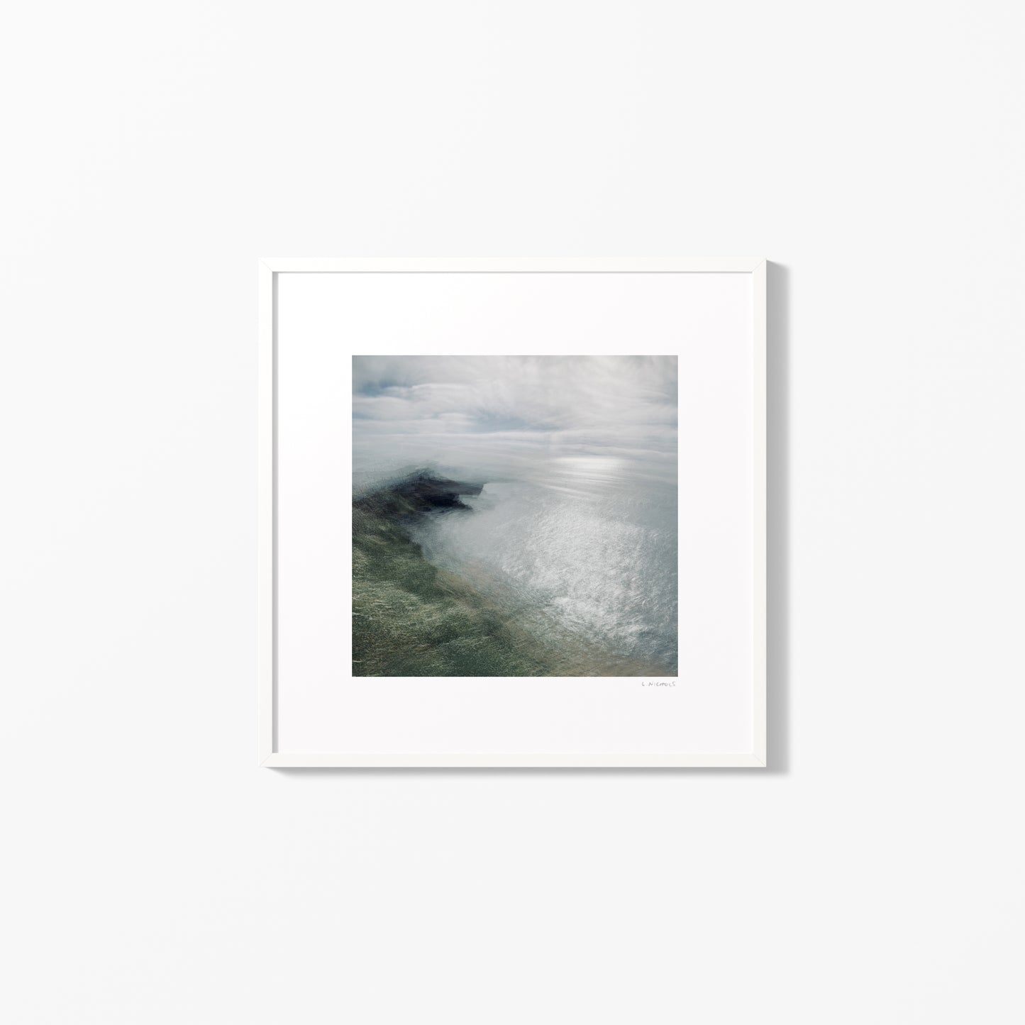 EDGE OF THE SEA - 4x4 Framed Print