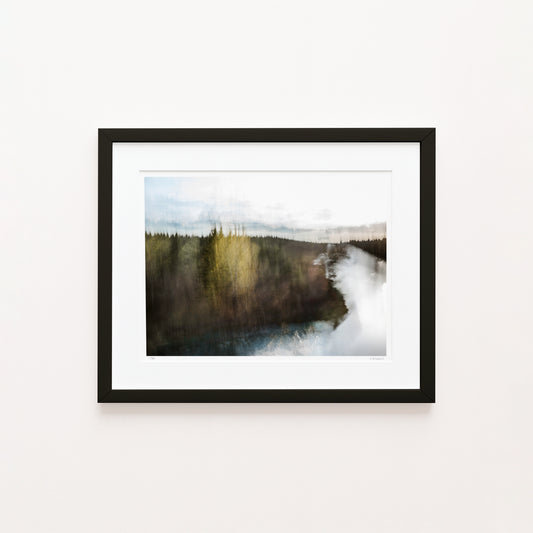 GATHERING LIGHT (edition 1/25) - 12x16 Framed Print