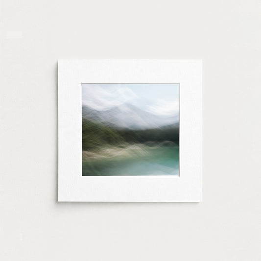 MOUNTAIN ECHO I - 10x10 Matted Print
