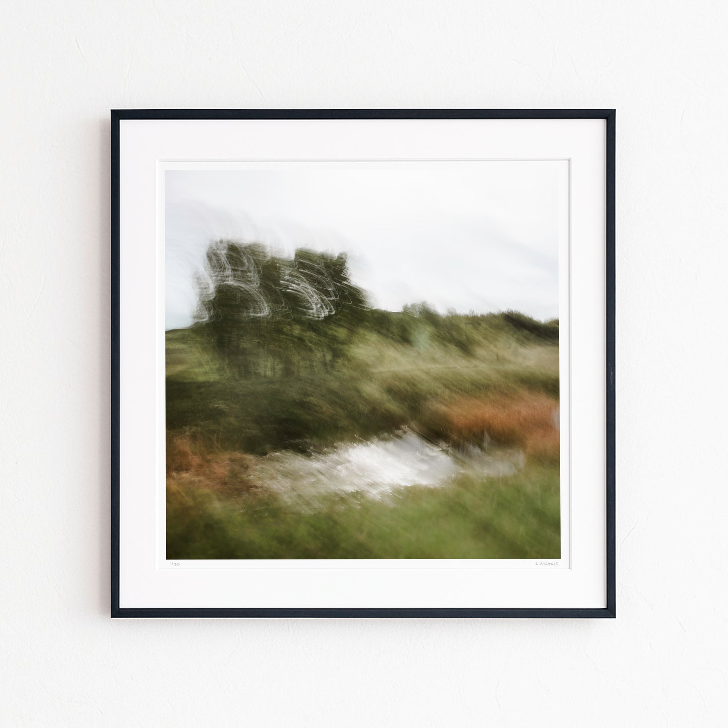 THE SHAPE OF PASSING (edition 1/25) - 10x10 Framed Print